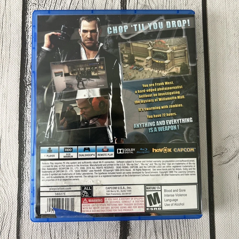 Dead Rising PlayStation 4 PS4